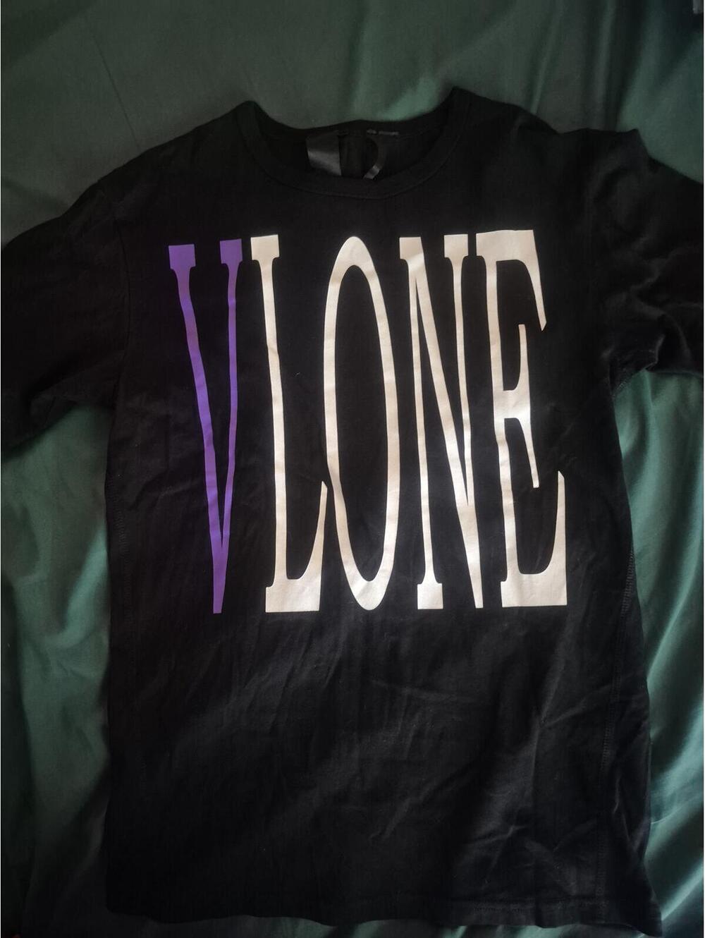 VLONE Black Tee Shirt Size Medium